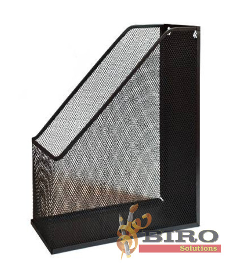 Boxa verticala din metal, tip plasa, neagra
